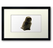 inuit carving framed print a