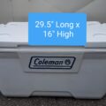 COLEMAN LARGE SIZE MEASUREMENTS