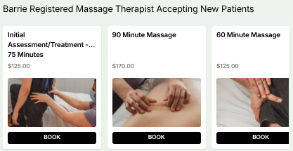 barrie massage therapy