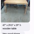 WOOD Rectangular Dining Table