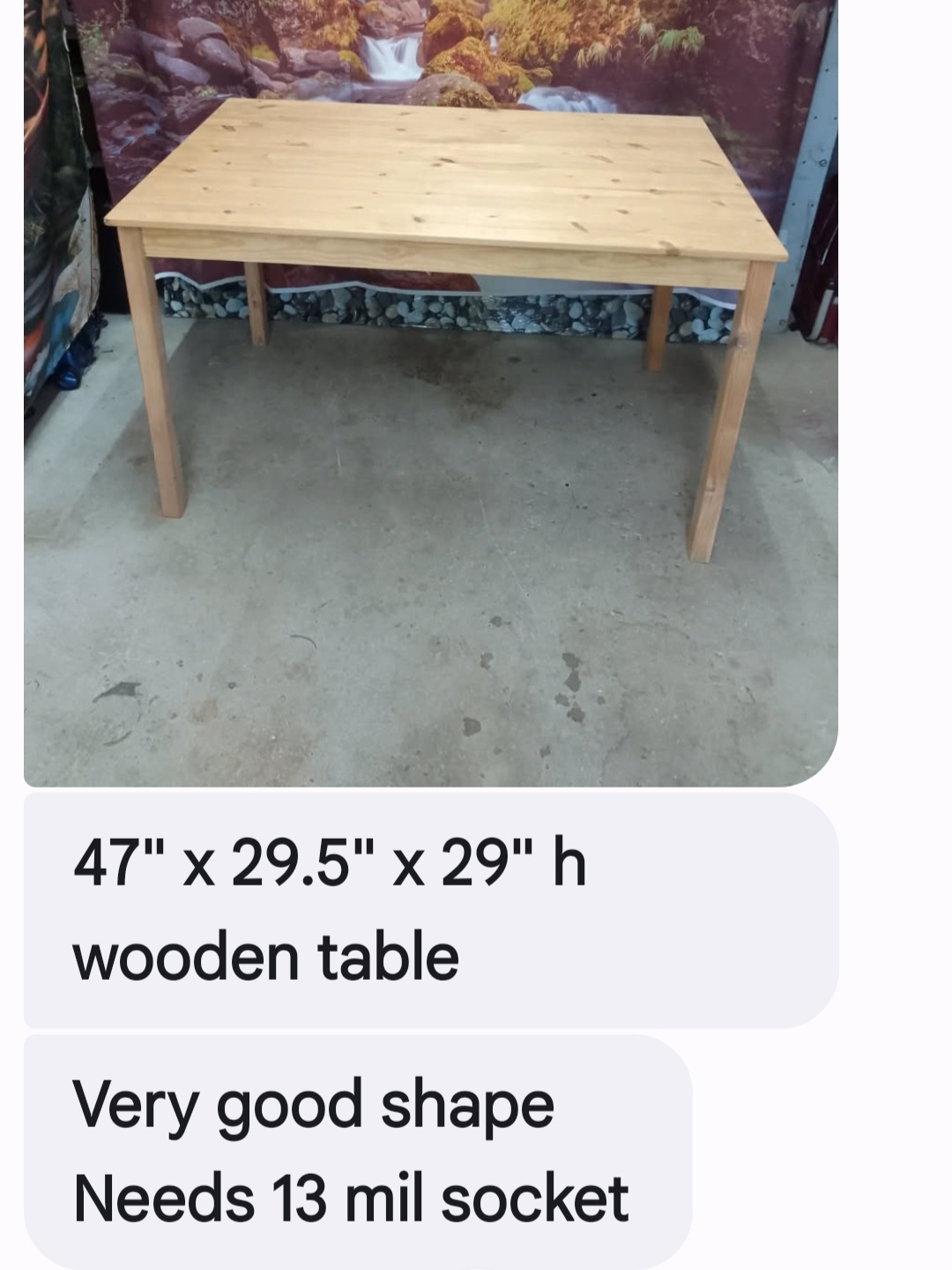 WOOD Rectangular Dining Table