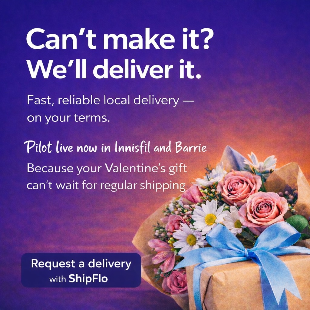 Request a delivery with ShipFlo