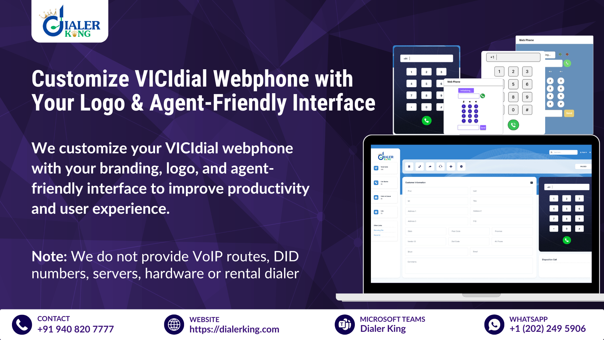 Customize VICIdial Webphone with Your Logo & Agent-Friendly Interface 4